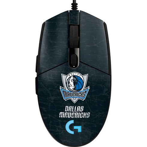 NBA Dallas Mavericks Black Primary Logo G203 Prodigy RGB Wired Gaming Mouse Skin